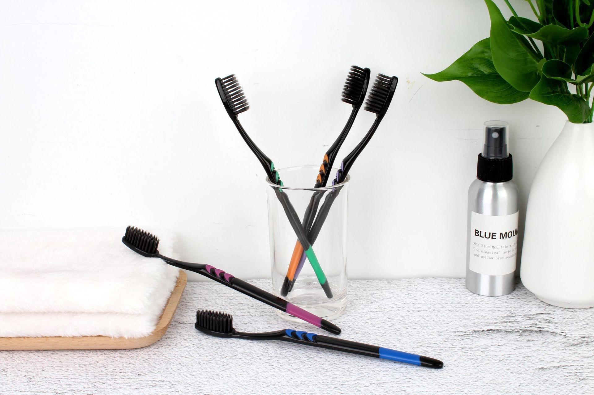 1pcs Bamboo Charcoal Soft-Bris - Bamboo Toothbrush recension och pris