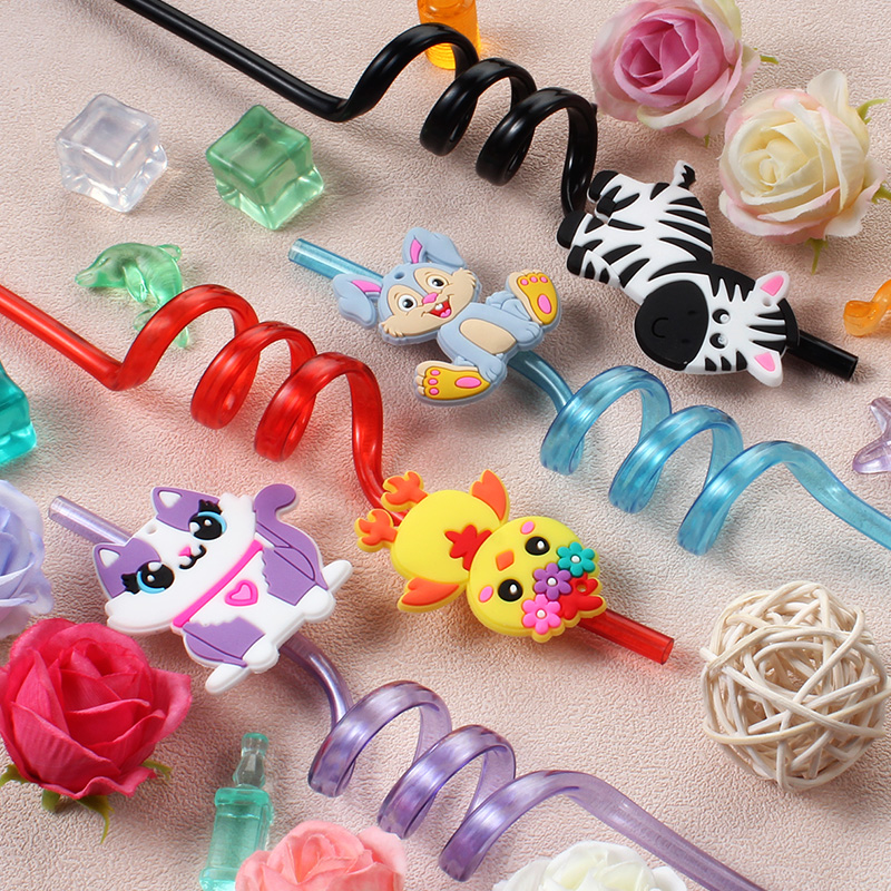 6pcs Zoo-themed Straws  Reusab - Reusable Straw recension och pris