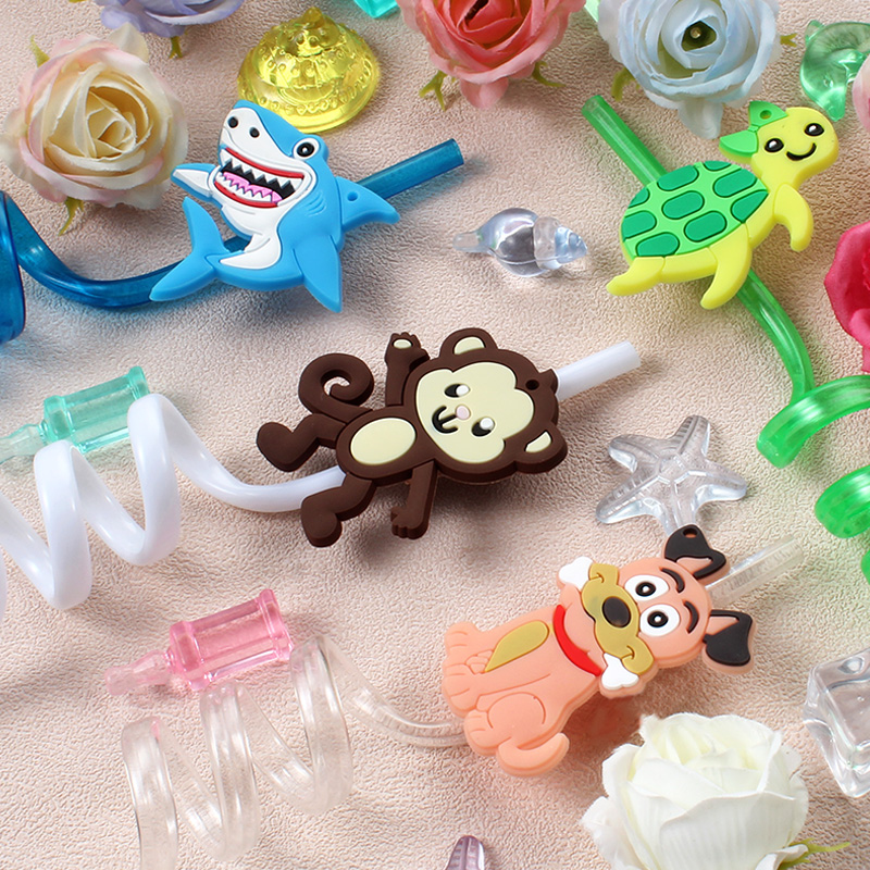 6pcs Zoo-themed Straws  Reusab - Reusable Straw recension och pris