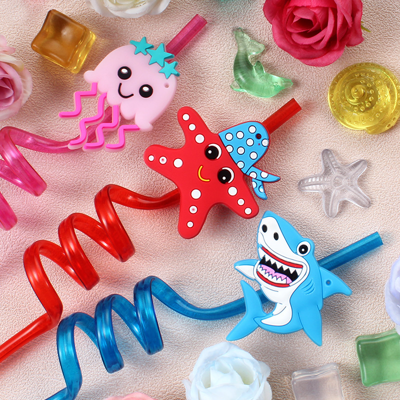 6pcs Zoo-themed Straws  Reusab - Reusable Straw recension och pris