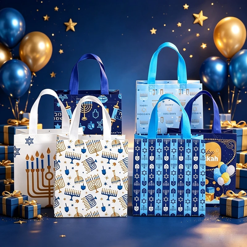 50Pcs Chic Jewish Holiday Non  - Reusable Bag recension och pris
