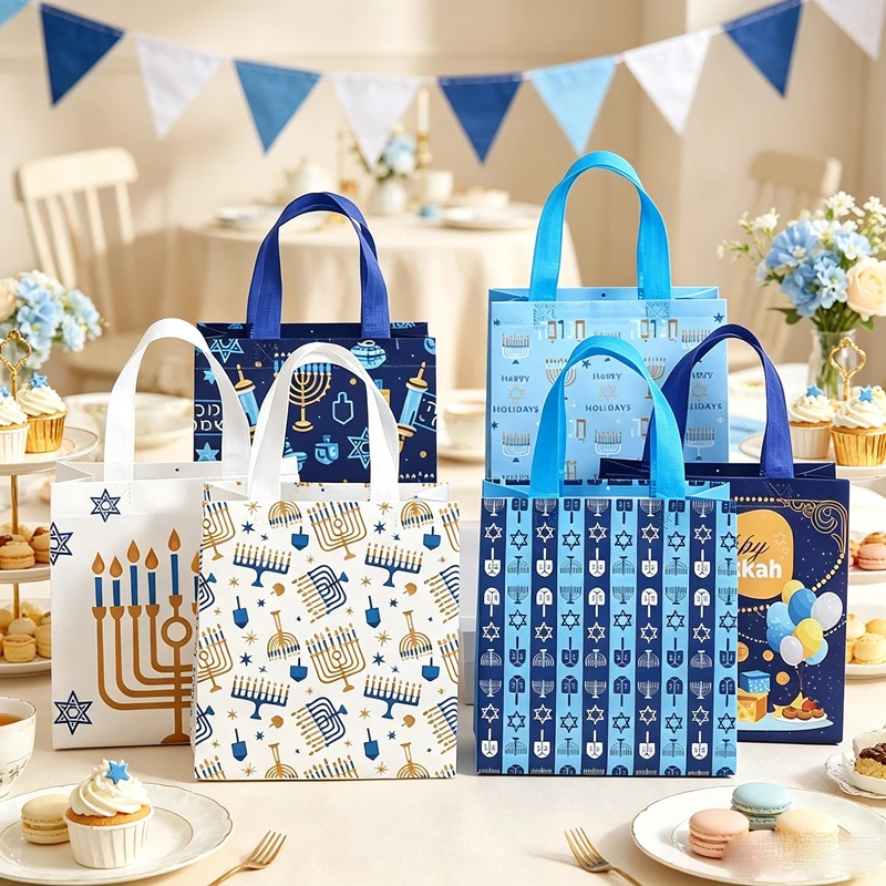 50Pcs Chic Jewish Holiday Non  - Reusable Bag recension och pris