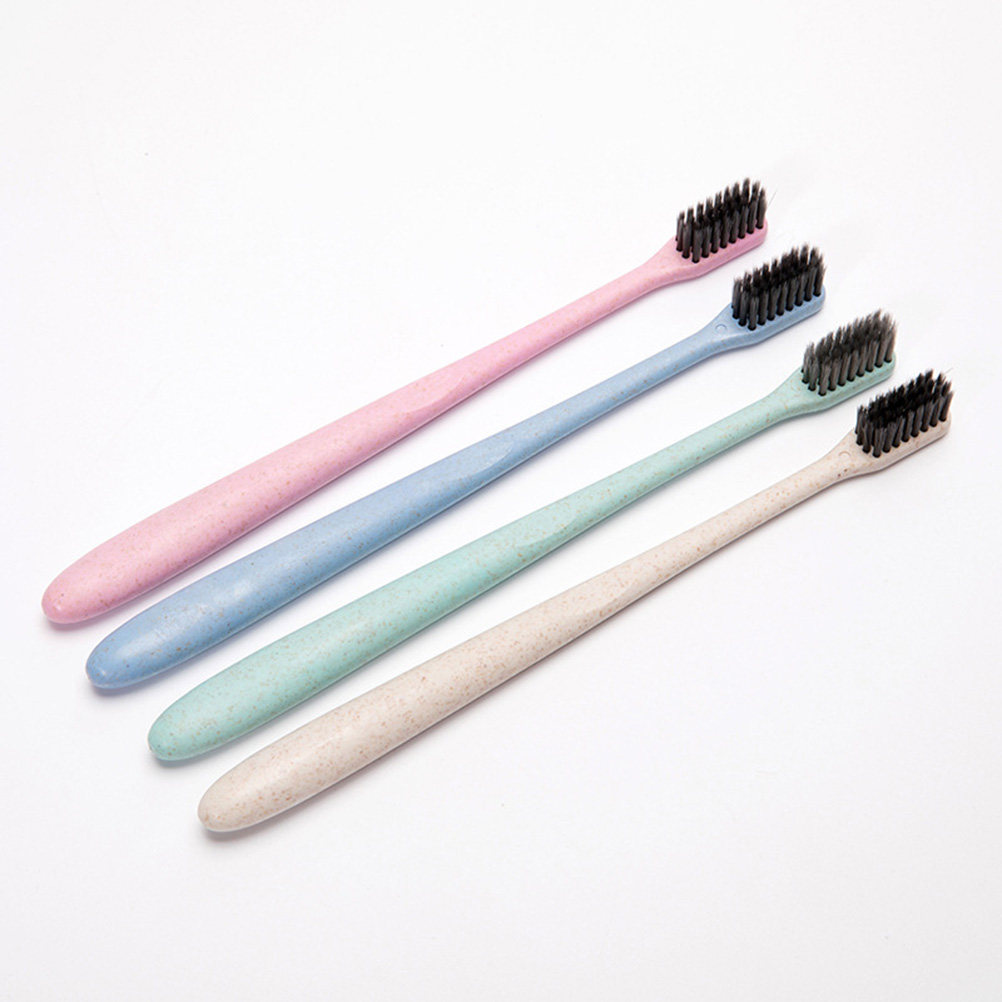 4Pcs Bamboo Charcoal Toothbrus - Bamboo Toothbrush recension och pris
