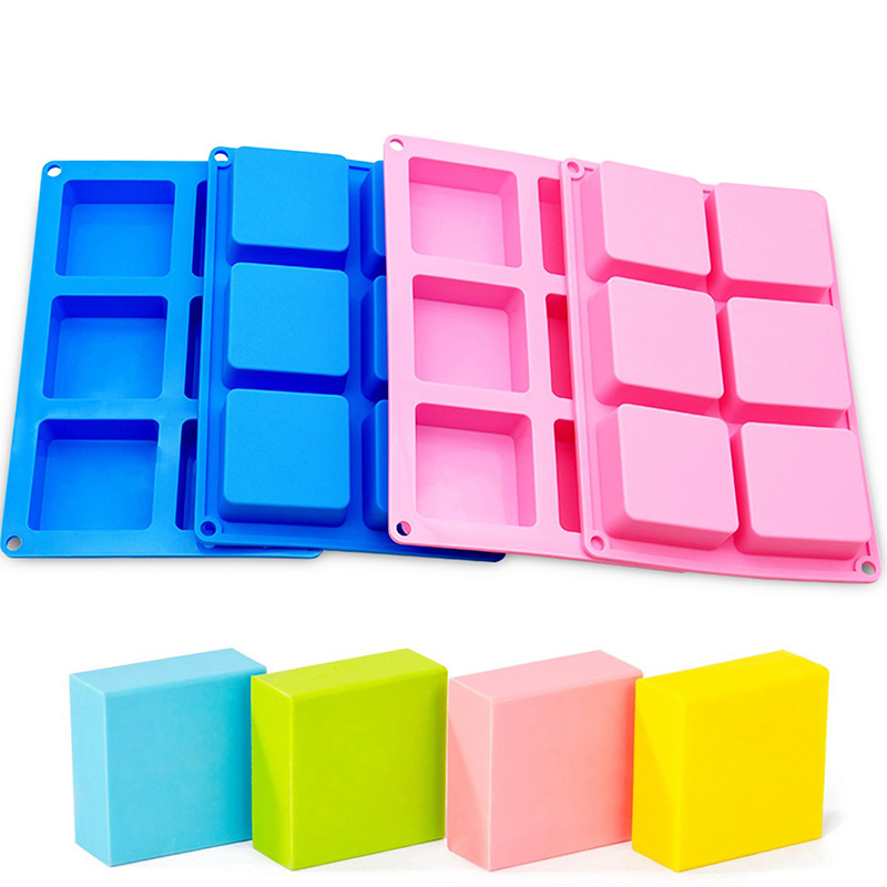 Square Soap Molds 6-Cavity Non - Eco Soap recension och pris