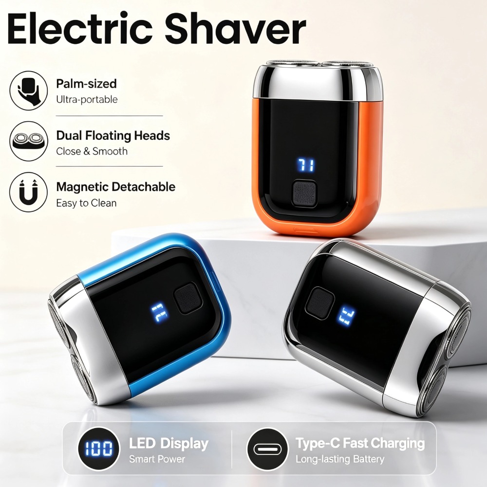 Portable Electric Shaver Doubl - Safety Razor Handle recension och pris