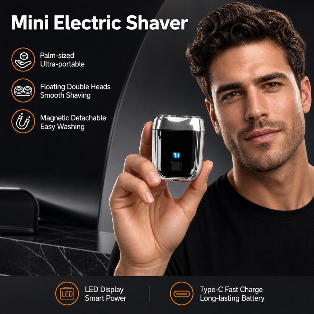 Portable Electric Shaver Doubl - Safety Razor Handle recension och pris