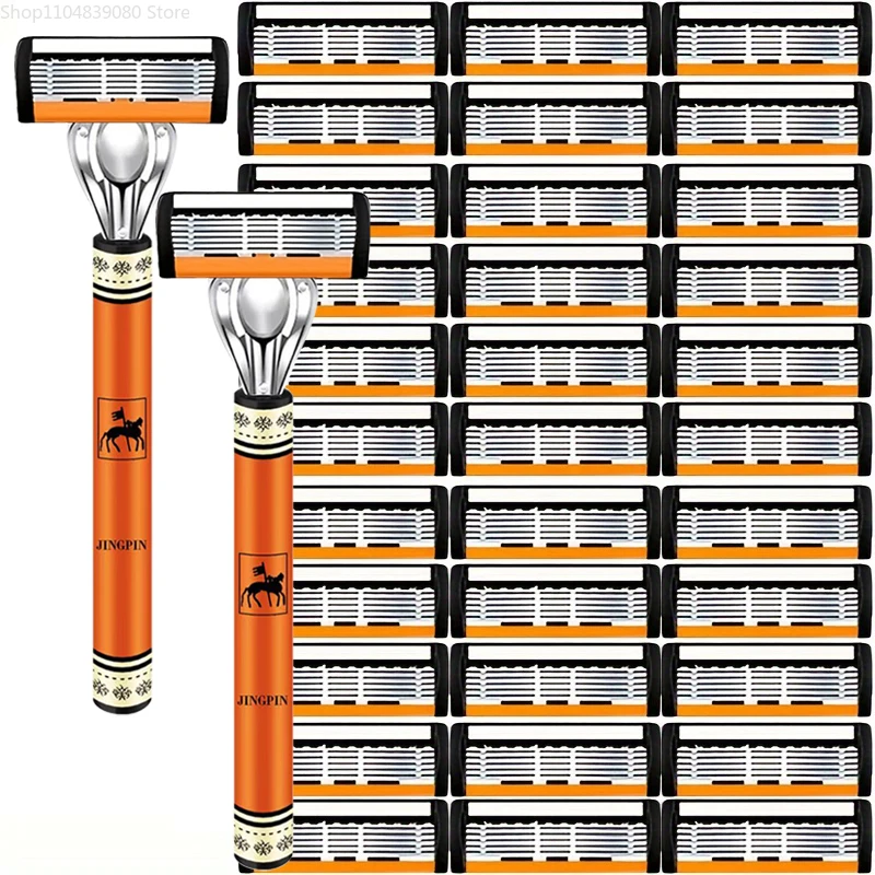 2026hot 6-Layers Safety Razor  - Safety Razor Handle recension och pris