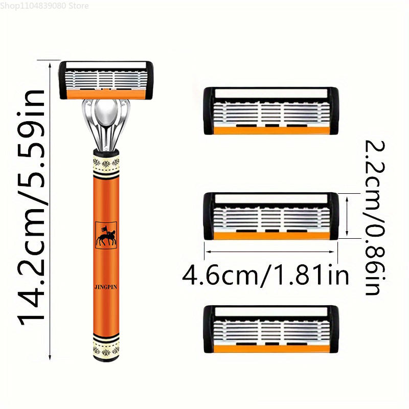 2026hot 6-Layers Safety Razor  - Safety Razor Handle recension och pris