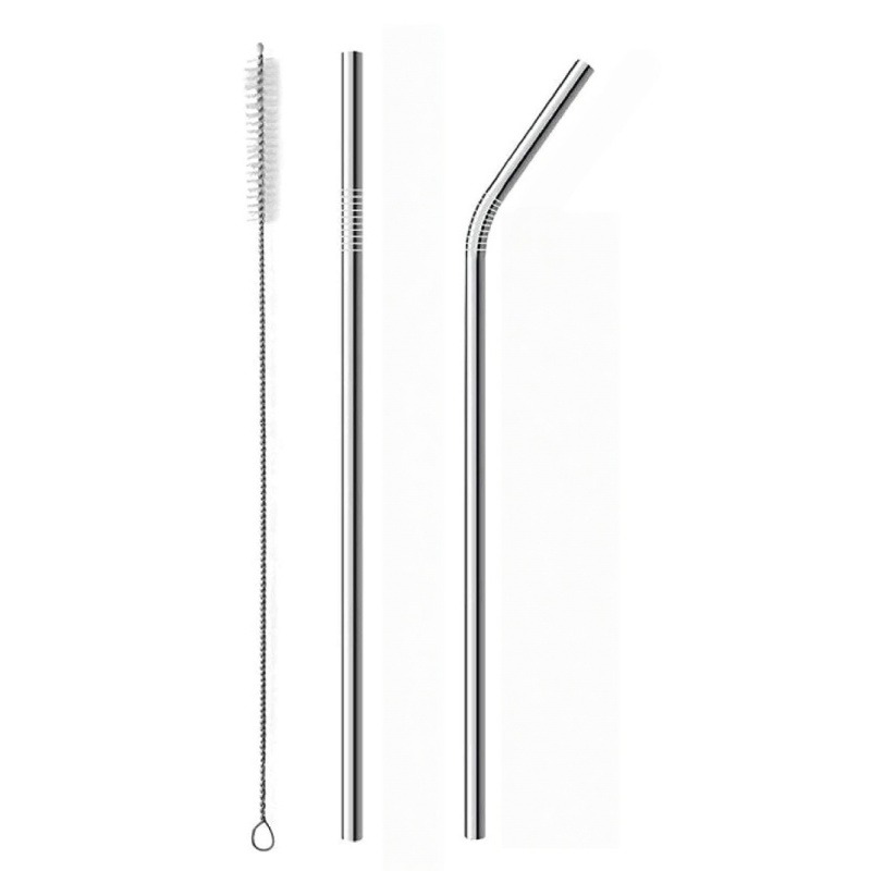 3pcs Reusable Stainless Steel  - Reusable Straw recension och pris