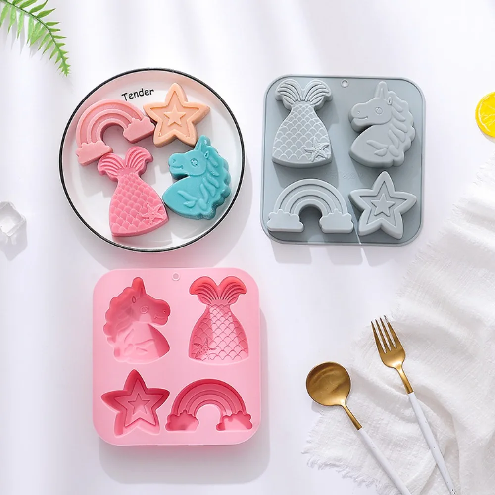4 Holes Star Rainbow Silicone  - Eco Soap recension och pris