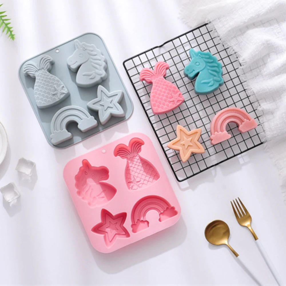 4 Holes Star Rainbow Silicone  - Eco Soap recension och pris
