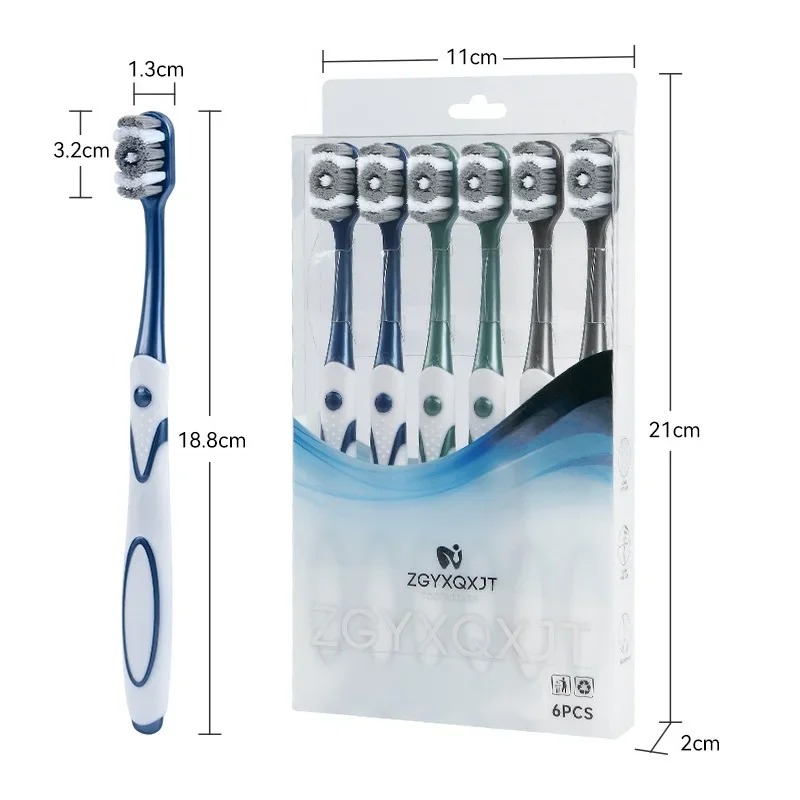 6Pcs/Set Toothbrush Whiten Too - Bamboo Toothbrush recension och pris