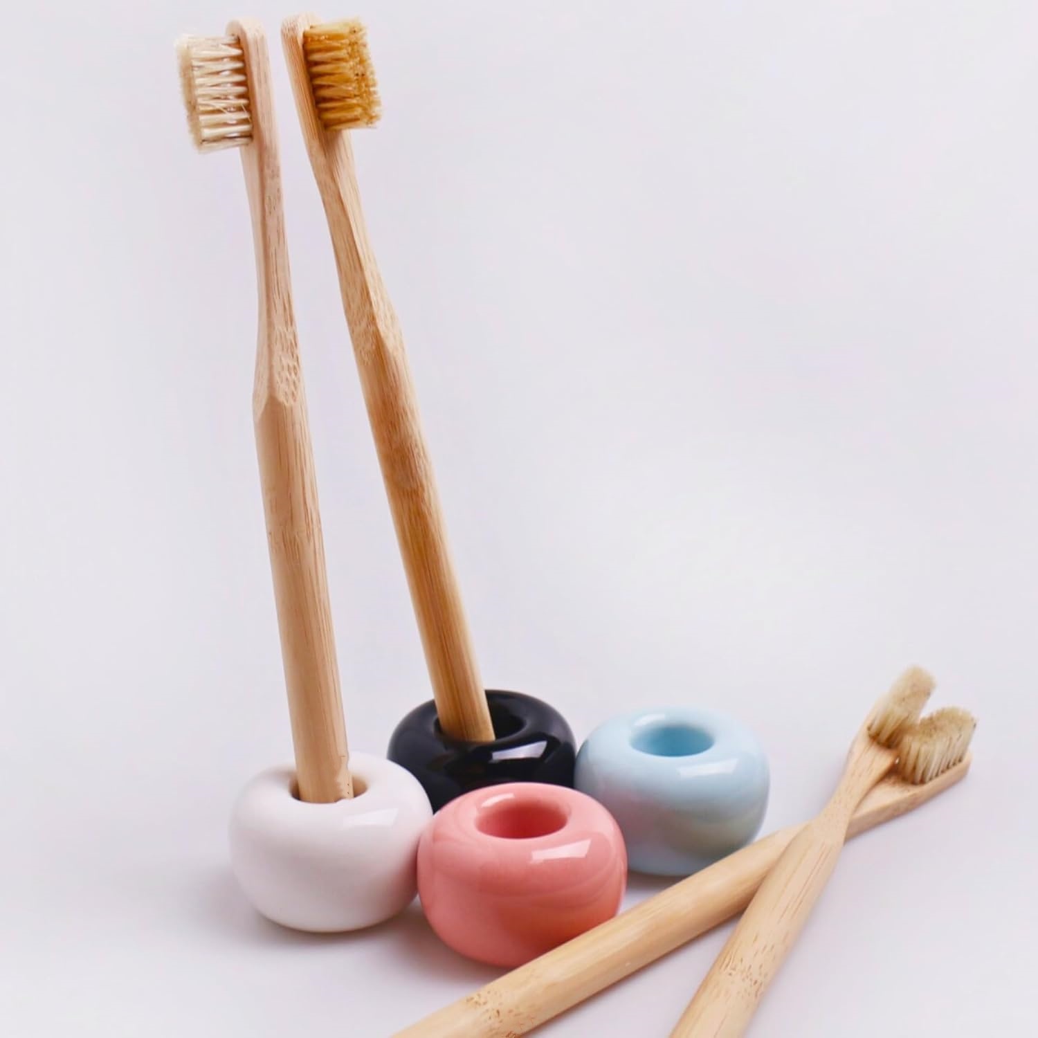 10Pcs Natural Boar Bristle Bam - Bamboo Toothbrush recension och pris